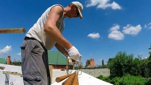 Монолитный пояс своими руками | Вязка арматуры