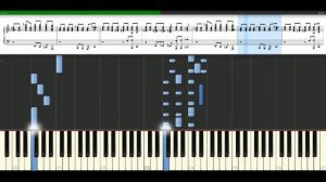 Joe Cocker - You can leave your hat on (version 2) [Piano Tutorial] Synthesia