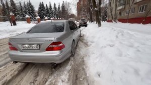 Городской Offroad зимой на заднем приводе. Lexus LS430 с редуктором Torsen.