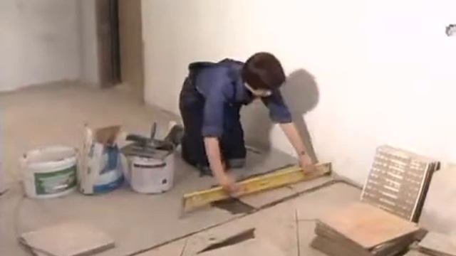 Укладка напольной плитки