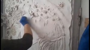 барельеф на стене ბარელიეფი კედელზე