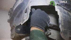 Установка фаркопа Leader ТСУ K127-A. KIA CERATO (III) (седан) номер кузова (YD) 2013 - 2018 г. в.