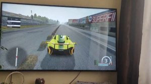 Xbox series S на телевизоре 65 дюймов