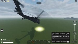 Roblox: War of the worlds survival (How to fly the helicopters)