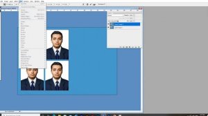 create add suit for photo id card 4x6=4, 3x4=4, adobe photoshop 2023