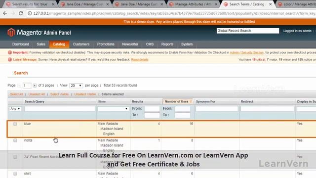 How To Create And Manage Search Terms On Magento 2? - Free On LearnVern смотреть онлайн