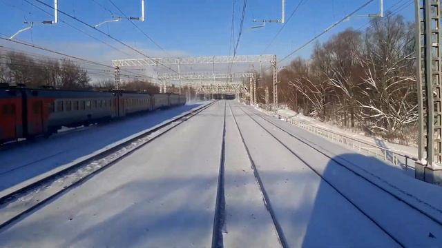 от Москвы Ярославской до Лосиноостровской. за 16 минут