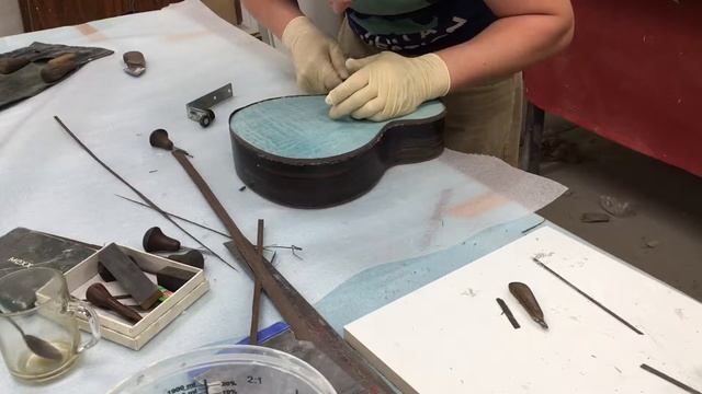 Ремонт, реставрация, покраска гитары. смотреть онлайн