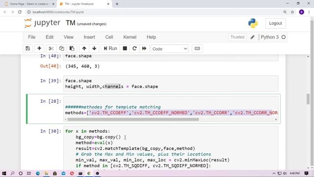Image matching python opencv