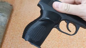 Рукоятка на МР-654К с рычагом сброса магазина