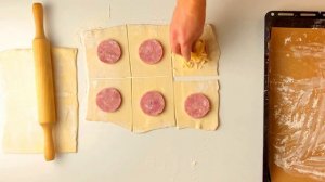 Слойки с ветчиной и сыром! Как приготовить слойки? ПРОСТО, БЫСТРО, ВКУСНО ?