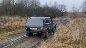Испытание зимней резины КАМА на НиВЕ в грязи