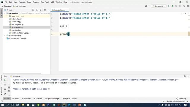 Python Bangla Tutorial 8 | Type Casting in python #python