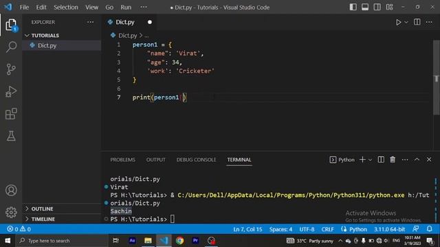 Dictionary in Python | Explained in Tamil | 2023