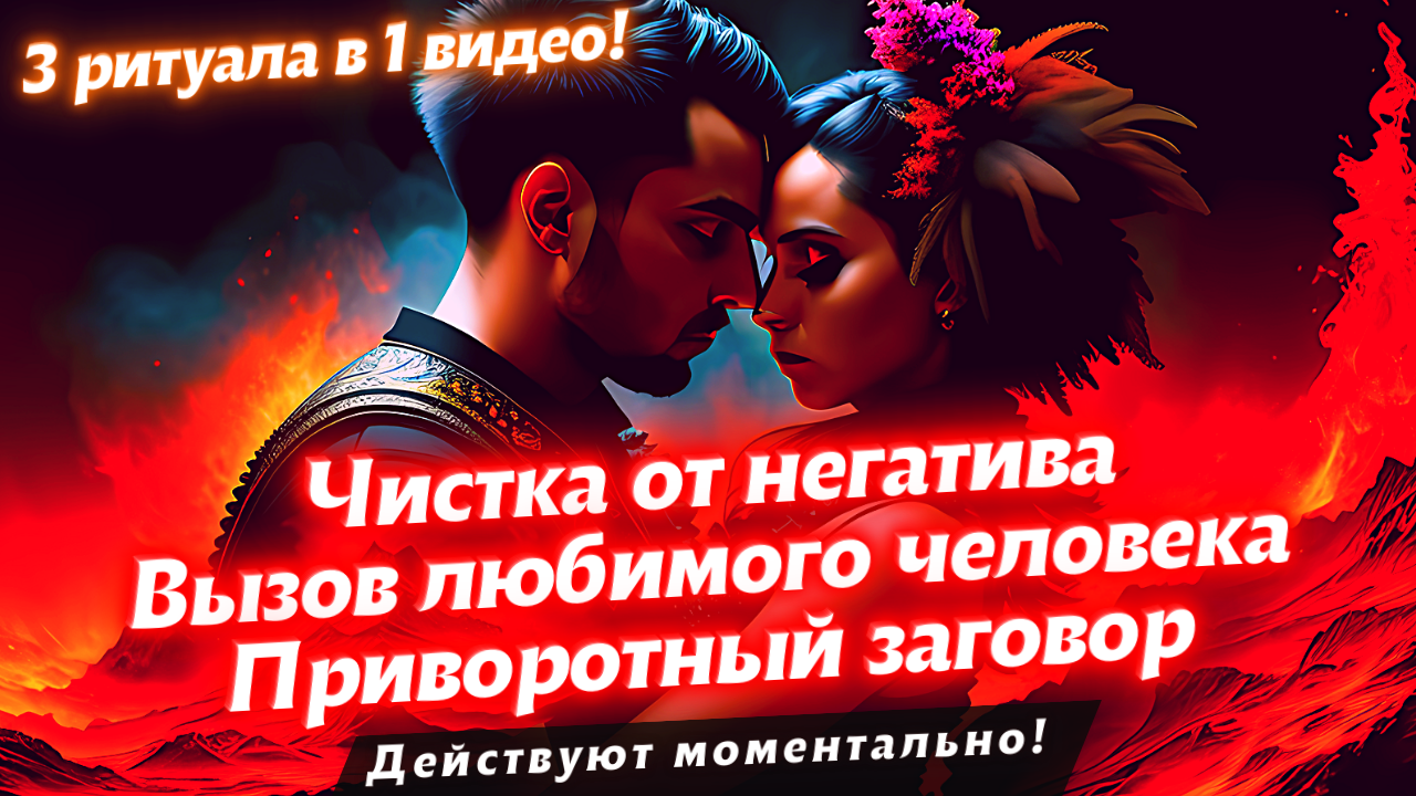 ⚡️ВЫЗОВ, КОТОРЫЙ СРАБОТАЕТ! МОЩНЕЙШИЙ ВЫЗОВ ЛЮБИМОГО ЧЕЛОВЕКА, ЛЮБОВНЫЙ ЗАГОВОР И ЧИСТКА ОТ НЕГАТИВА