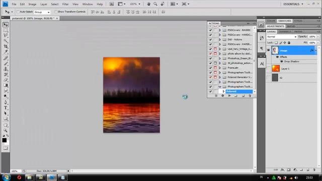 Cara Cepat Membuat Foto Polaroid DI Photoshop Dengan Mudah смотреть онлайн