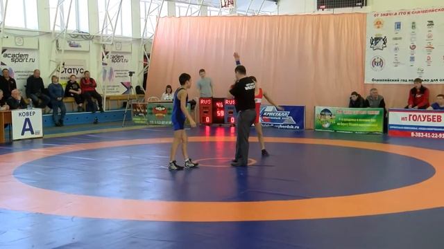 46 кг. За 1 место. Хамзин (Омская область)-Золотухин (Забайкальский край) смотреть онлайн