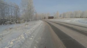 Простой снегоход каракат своими руками. Испытание с боковой лыжей.