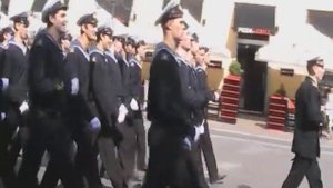Парад моряков на День Победы в Одессе