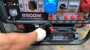 A-iPower A8500TFE мощность 8квт на 380 и 8квт на 200в. Это универсальный генератор, гарантия 2 года