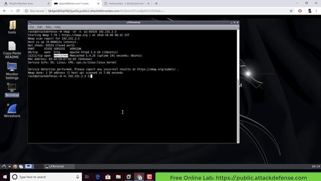 AttackDefense CTF III: Attacking Memcache Servers смотреть онлайн