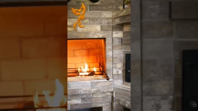 Печной комплекс из гиперпрессованого кирпича смотреть онлайн