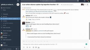 GitHub Pull request management in Slack