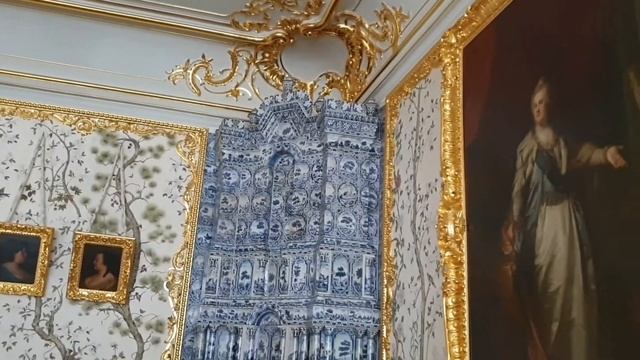 Пушкин, Царское село, Екатерининский дворец, Янтарная комната (Санкт-Петербург). смотреть онлайн