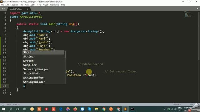 #1.3 Java Collections Framework in Hindi | ArrayList with Example Part-2
