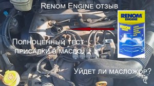 Renom Engine отзыв | Тест присадки в масло - убираю масложор | Chery Tiggo T11 FL