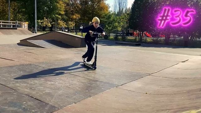 Полсотни трюков на самокате / топ 50 трюков на самокате для начинающих