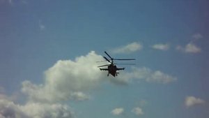 Поклон вертолета Ка-52