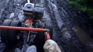 мотоблок 18 лошадиных сил на вазовских тапках