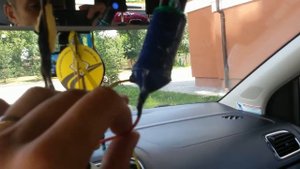 Монтаж видеорегистратора NOUS NF6 в автомобіль Volkswagen Polo