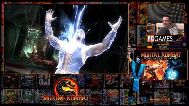 Прохождение серия игр Mortal Kombat 1—11 за Саб—Зиро | Файтинг стрим №2 смотреть онлайн