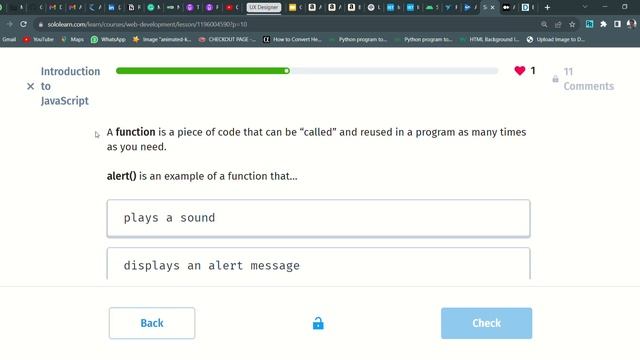 37 Introduction to JavaScript | Web Development | Sololearn Answers