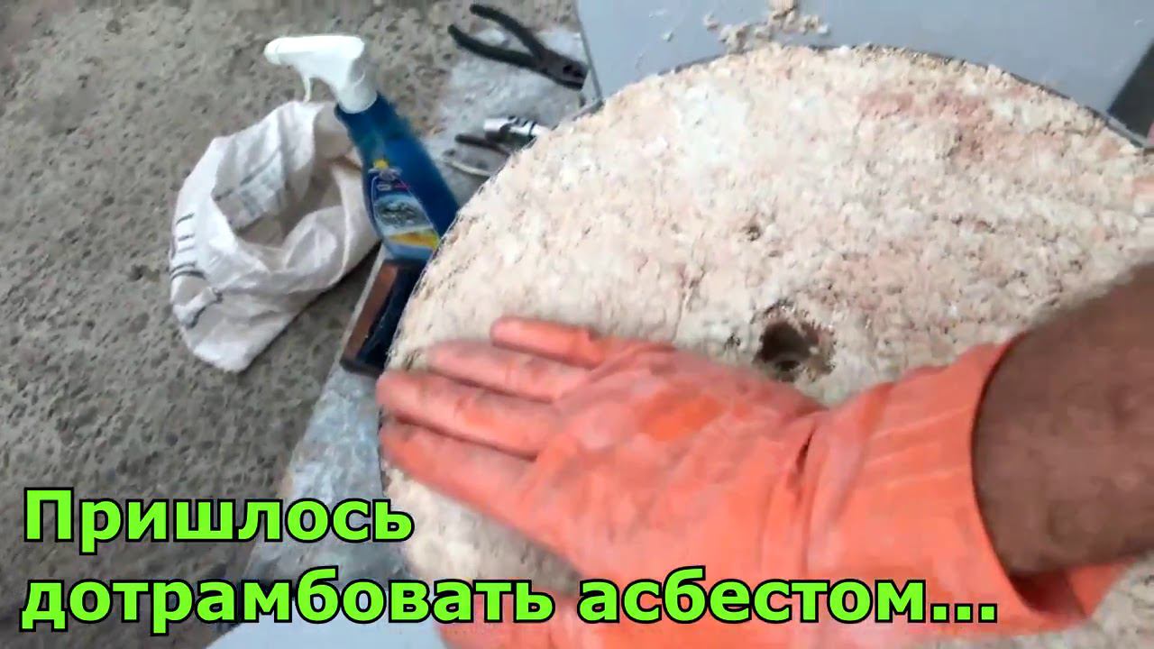 Муфельная печь ПМ-8 - ремонт и замена теплоизолятора (часть 1).