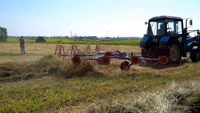 Грабли-ворошили ГВС-6У (9 колесные, 6мм) смотреть онлайн