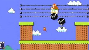 Mario Maker 2 - How to make a Doctor Eggman boss battle (Mario Maker Boss ideas)(Sonic bosses!)