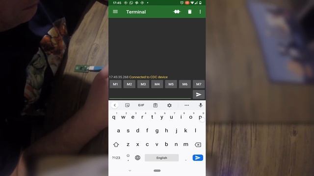 Using a Raspberry Pi Pico on an Android phone