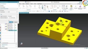 Break chips Drill Operation by using NXCAM ||  chips removing by drill operation