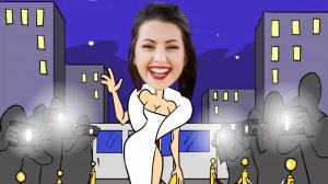 Новый комикс клип для девушки на день рождения.