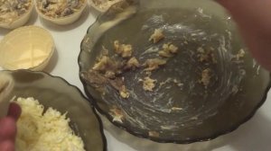 Тарталетки с Грибной Начинкой / Tartlets Recipe / Легкая Закуска / Праздничная Закуска