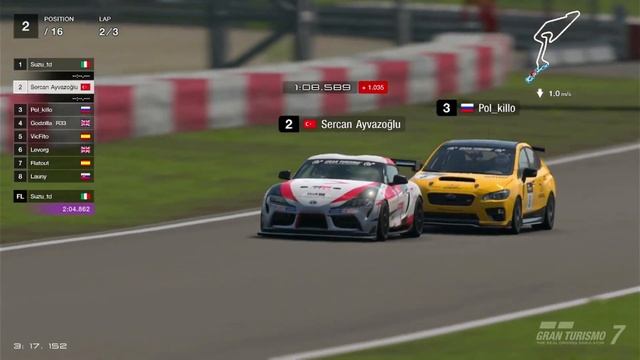 Gran Turismo 7 Daily Races - Nürbürgring Toyota Supra GR4 vs Subaru Impreza WRX смотреть онлайн