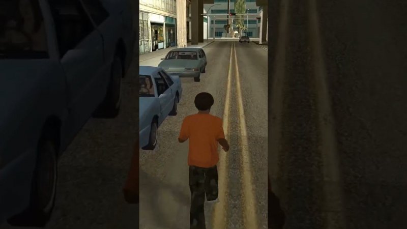 GTA San Andreas shorts, столб под машину бросился (6) #shorts