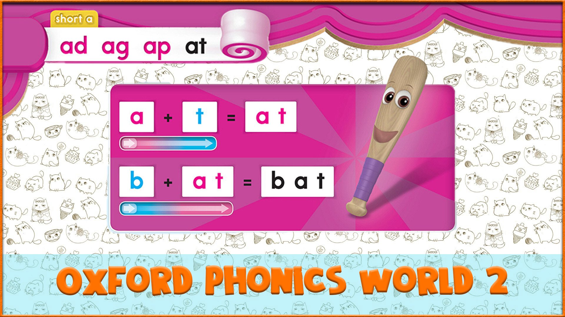 Short | at | Oxford Phonics World 2 - Short Vowels. #8