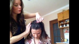 Как заплести косу ободком? прическа с косой.