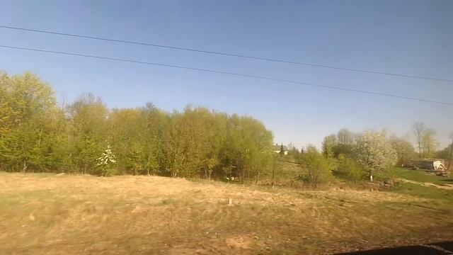 Литва из окна поезда. Вильнюс проездом.