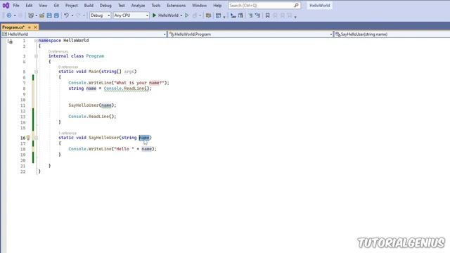 2-2. Method Parameters | C# Programming for Absolute Beginners