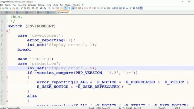 Codeigniter 3 Tutorial in Hindi #3 Code Structure and Set Application Environment
